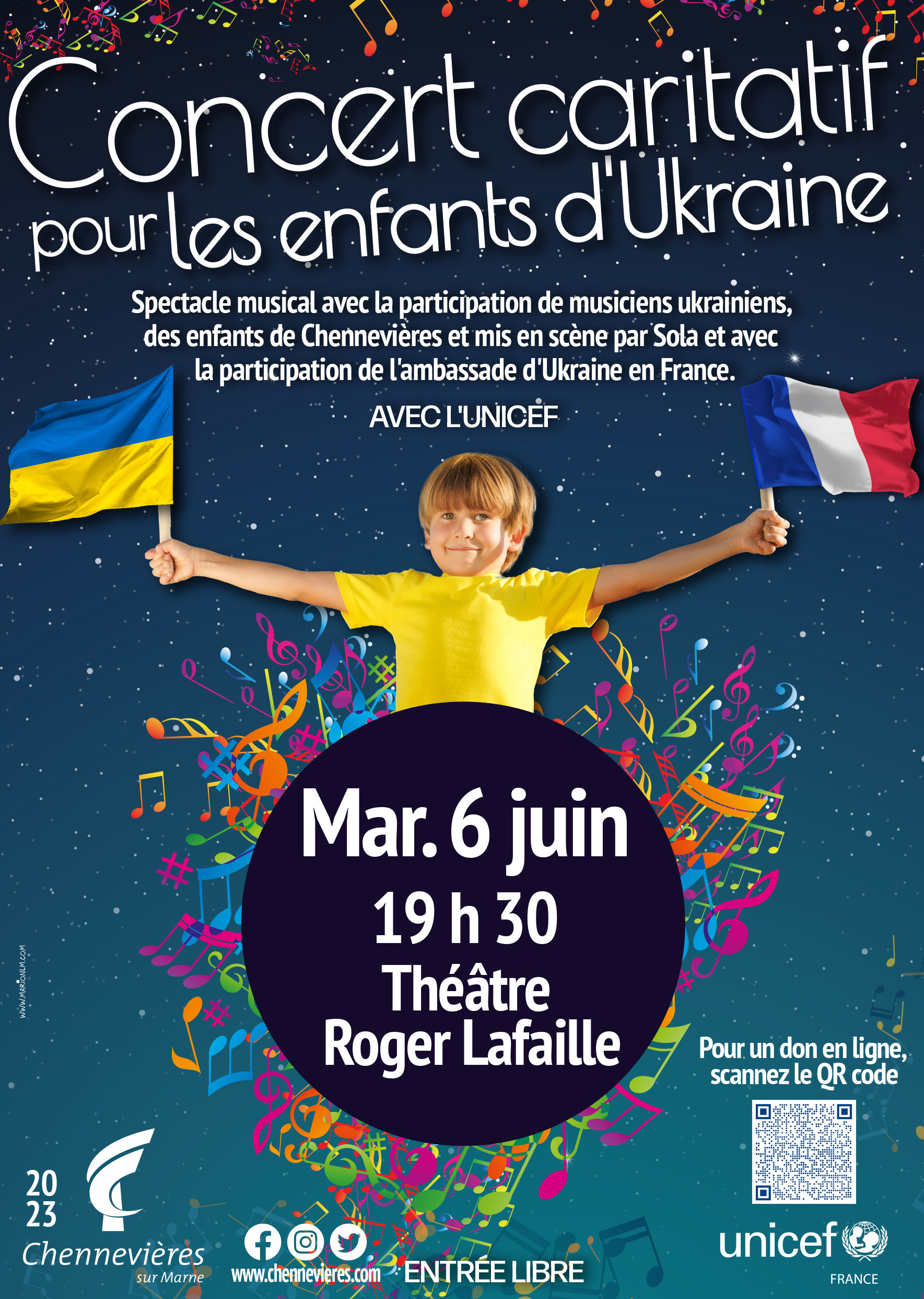 Concert Caritatif Pour Les Enfants D Ukraine Chennevi Res Sur Marne