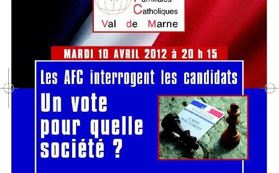 Débat catholique à Saint-Maur : un vote pour quelle société ?
