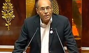 Moncef Marzouki visite le CHI de Créteil