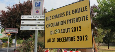 Importants travaux rue du Général de Gaulle
