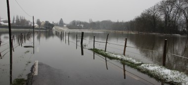 Les routes du Val de Marne sous l’eau ou la neige