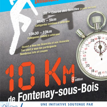 Course à pied  les 10 km de Fontenay  Citoyens.com