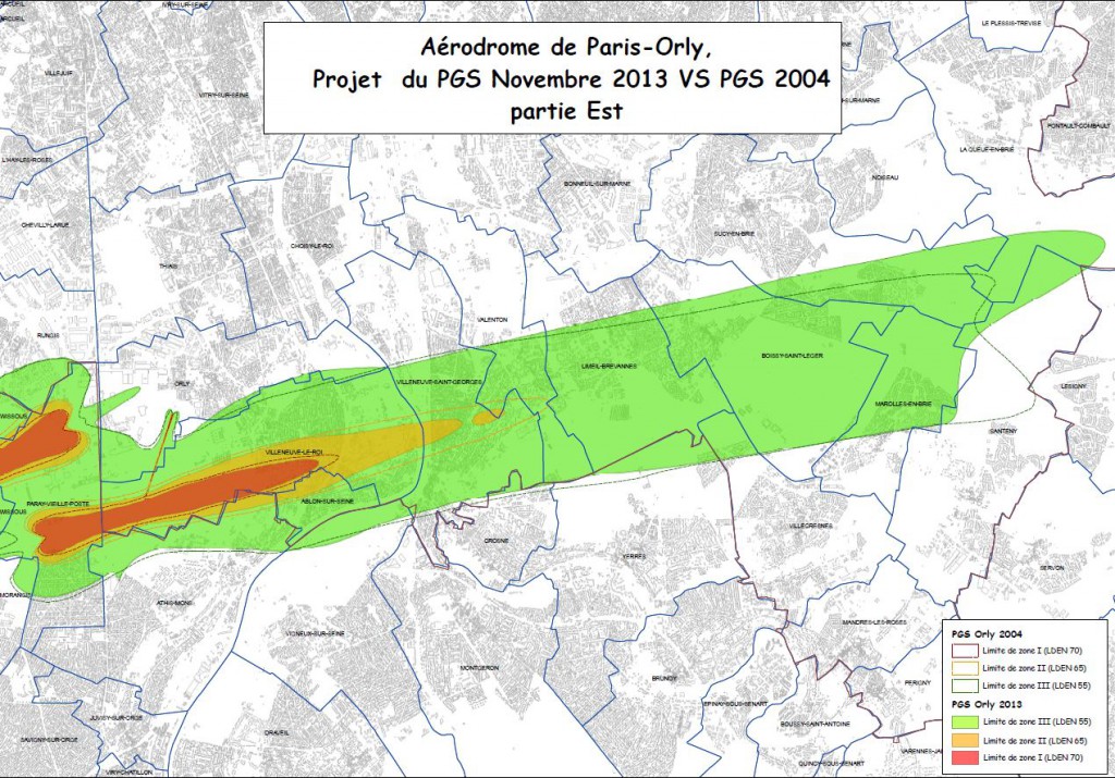 Plan Gene sonore Orly Est projet Novembre 2013