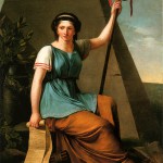 Jeanne-Louise, dite Nanine, Vallain ; La Liberté ; Huile sur toile 1,28x0,97