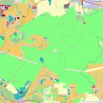 Villes du 94 en forête carte IAu IDF avec Open StreetMap