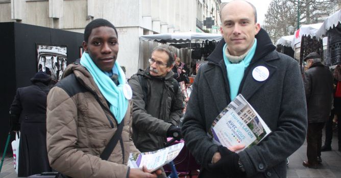 Municipales Vincennes: la campagne investit le marché