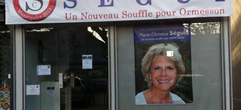 Municipales Ormesson : permanence et nouveaux soutiens pour Marie-Christine Ségui