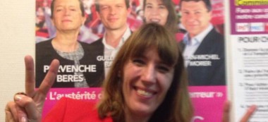 Européennes:Franck le Bohellec (UMP) félicite Christine Revault d’Allonnes (PS)
