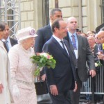 Reine Angleterre Elisabeth II et Francois Hollande