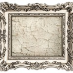 golden frame with canvas for your picture, photo, image