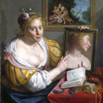 La femme au miroir Paulus Moreelse