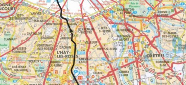Manif de taxis en colère contre Uber de l’aéroport d’Orly à Paris