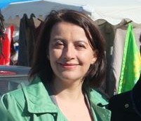 Cécile Duflot vient soutenir Christian Hervy et Laurence Le Souffaché à Rungis et Chevilly