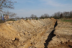Les archéologues ont creusé jusqu'à 8 mètres de profondeur avant de trouver le sol géologique