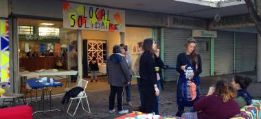 Un magasin fermé transformé en local solidaire à Ivry-sur-Seine