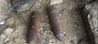 Deux obus découverts au collège Decroly de Saint-Mandé