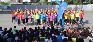 Flashmob avec les 650 élèves du collège Léon-Blum à Alfortville