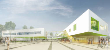 Le futur collège Pissaro de Saint-Maur-des-Fossés en images