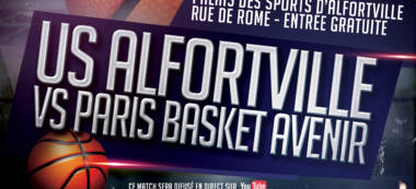 Basket-ball – US Alfortville vs Paris B.A  en direct sur Youtube