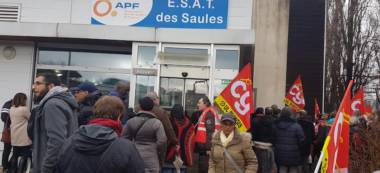 70 manifestants devant APF Entreprises Orly à l’appel de la CGT