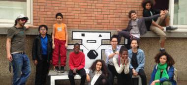 A Vitry-sur-Seine, les élèves de Lakanal ont relooké leur collège façon street-art