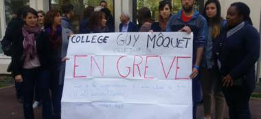 Grève illimitée au collège Guy Môquet de Villejuif