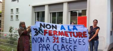L’école maternelle Léon Frapier se mobilise contre une fermeture de classe