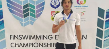Le Kremlinois Clément Becq sacré double champion d’Europe de nage avec palme