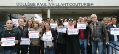 Le collège Paul Vaillant-Couturier toujours en grève à Champigny
