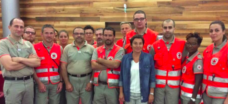 Trois bénévoles de la Croix-Rouge Val-de-Marne aux Antilles