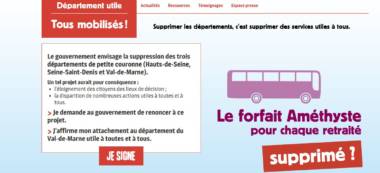 Le Val-de-Marne lance une pétition contre sa disparition
