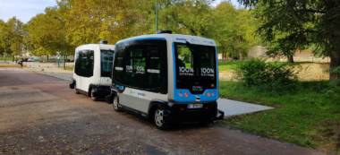 Paris : bus autonome au bois de Vincennes