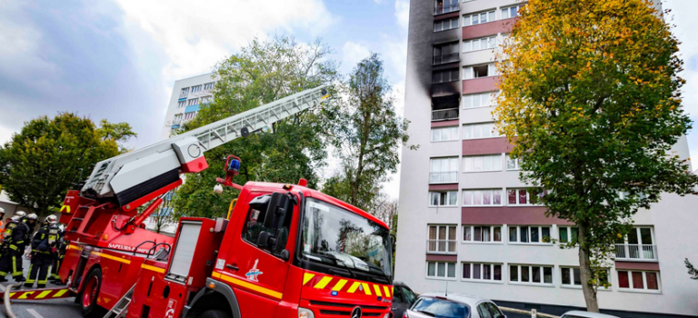 Sucy : incendie dans un immeuble de la rue Cité Verte