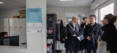 En campagne pour la tête du PS, Olivier Faure a visité le Chum d’Ivry