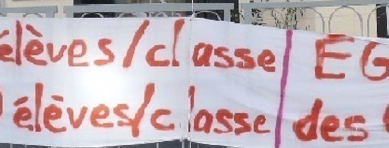 Nouvelles mobilisations contre des fermetures de classe en Val-de-Marne