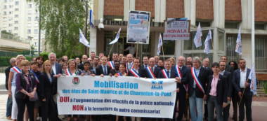 Les maires de Charenton et Saint-Maurice pétitionnent pour la police