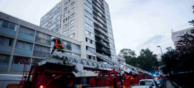 Incendie violent dans un immeuble de Vitry, pas de blessés