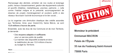 Grand Orly Seine Bièvre pétitionne pour sauver sa dotation intercommunale