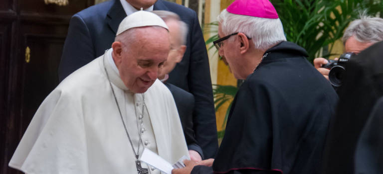 L’évêque de Créteil reçu par le pape François
