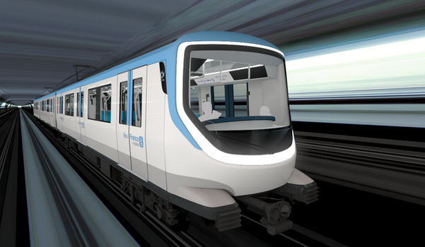 La nouvelle rame du métro Grand Paris express ouvre ses portes aux futurs usagers
