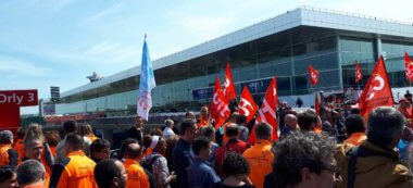 Grève et manif CGT à l’aéroport d’Orly