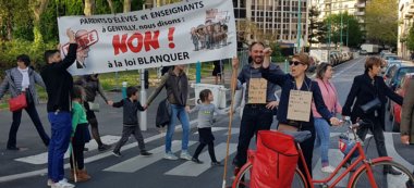 Semaine de mobilisation contre la loi Blanquer en Val-de-Marne