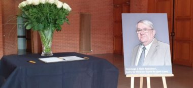 Cérémonie d’hommage à Alain Audoubert, l’ancien maire de Vitry-sur-Seine
