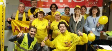 Téléthon 2020 en Val-de-Marne: les bénévoles se mettent à poil