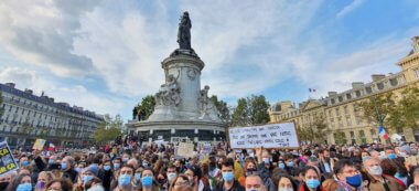 Place de la République: la foule était Samuel Paty, et Charlie