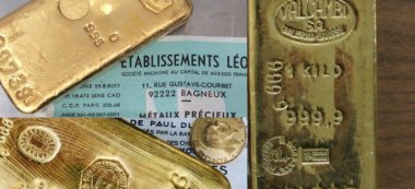 12 lingots d’or à enchérir à la salle des ventes de Nogent-sur-Marne