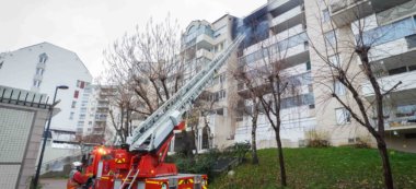 Incendie à Noisy-le-Grand : trois pompiers légèrement blessés