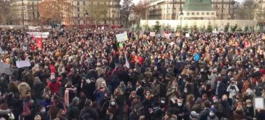 Paris: manifestation suivie pour réclamer la réouverture des lieux culturels