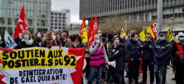 Hauts-de-Seine: manif de soutien au responsable Sud Poste 92 licencié