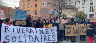 Le Pré-Saint-Gervais: manif pour mettre des migrants à l’abri